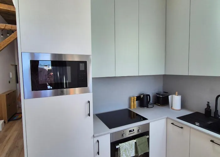 Lägenhet Between The Roofs Of Jezyce Poznań